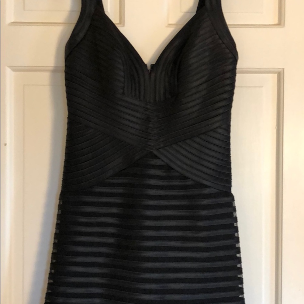 COPY - Stunning jet black BCBG evening gown - Picture 3 of 6